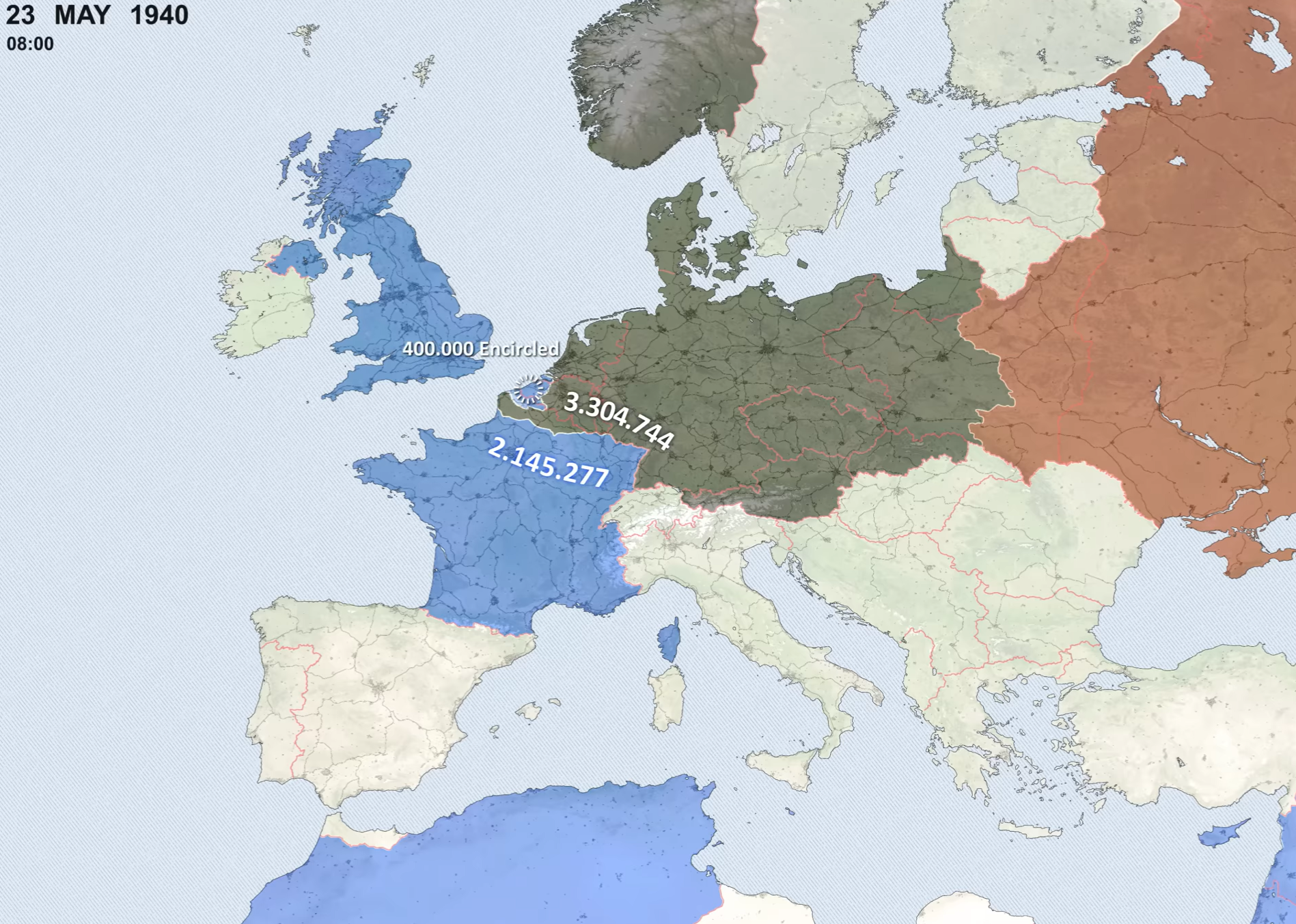 May 23 Europe Map